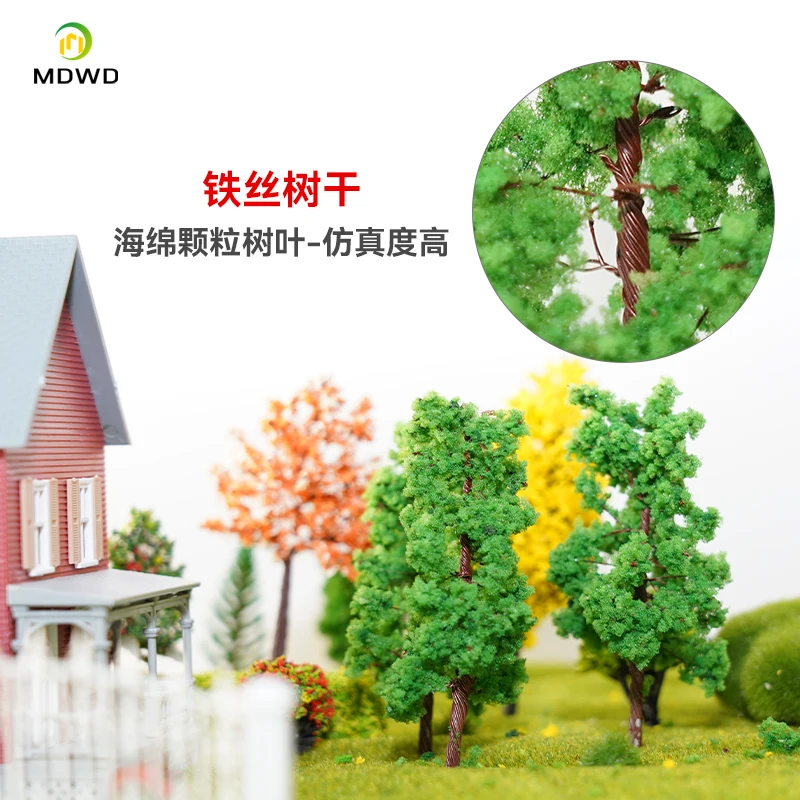 10pcs 9cm Spielzeug blattlos Draht Modell Baum Miniatur ho Leiter Eisenbahn Zug DIY Modell für Diorama machen