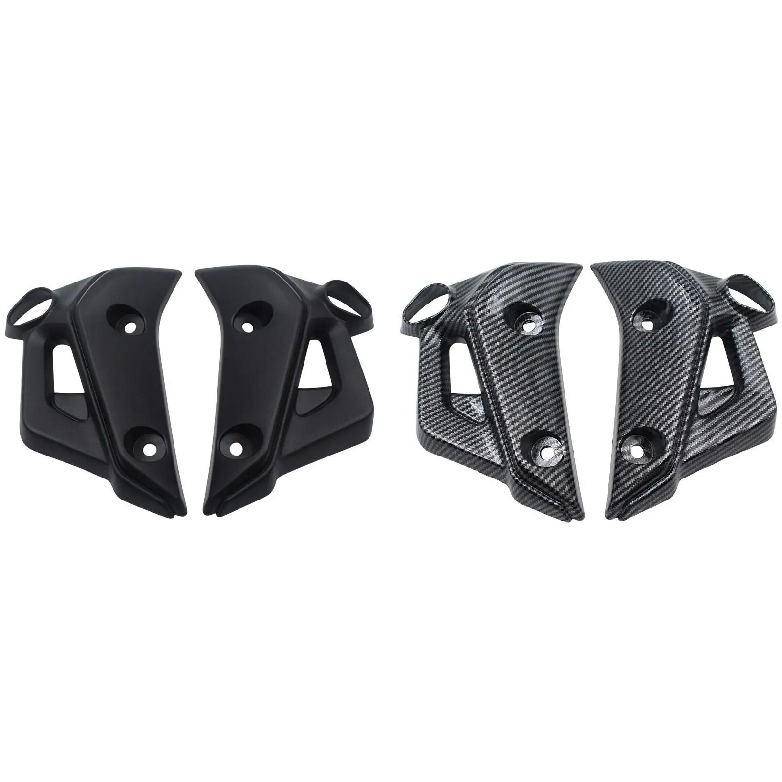 

Radiator Cover Frame Side Panels Left Right Replacements 16.5 Cmx22 cm Motorcycle Radiator Guards for MT-07 2021 to 2024