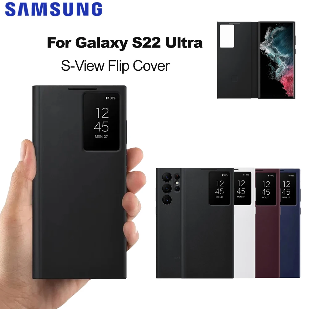Il miglior caso protettivo per il tuo Samsung Galaxy S22 Ultra: il S-View Flip Cover
