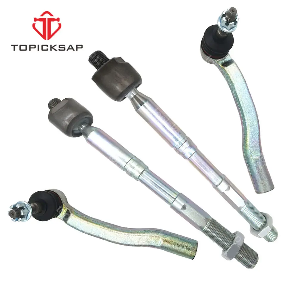 

TOPICKSAP Front Inner Outer Tie Rod Rack End 4pcs Kit For Toyota Sienna 2011 2012 2013 2014 2015 2016 2017 2018