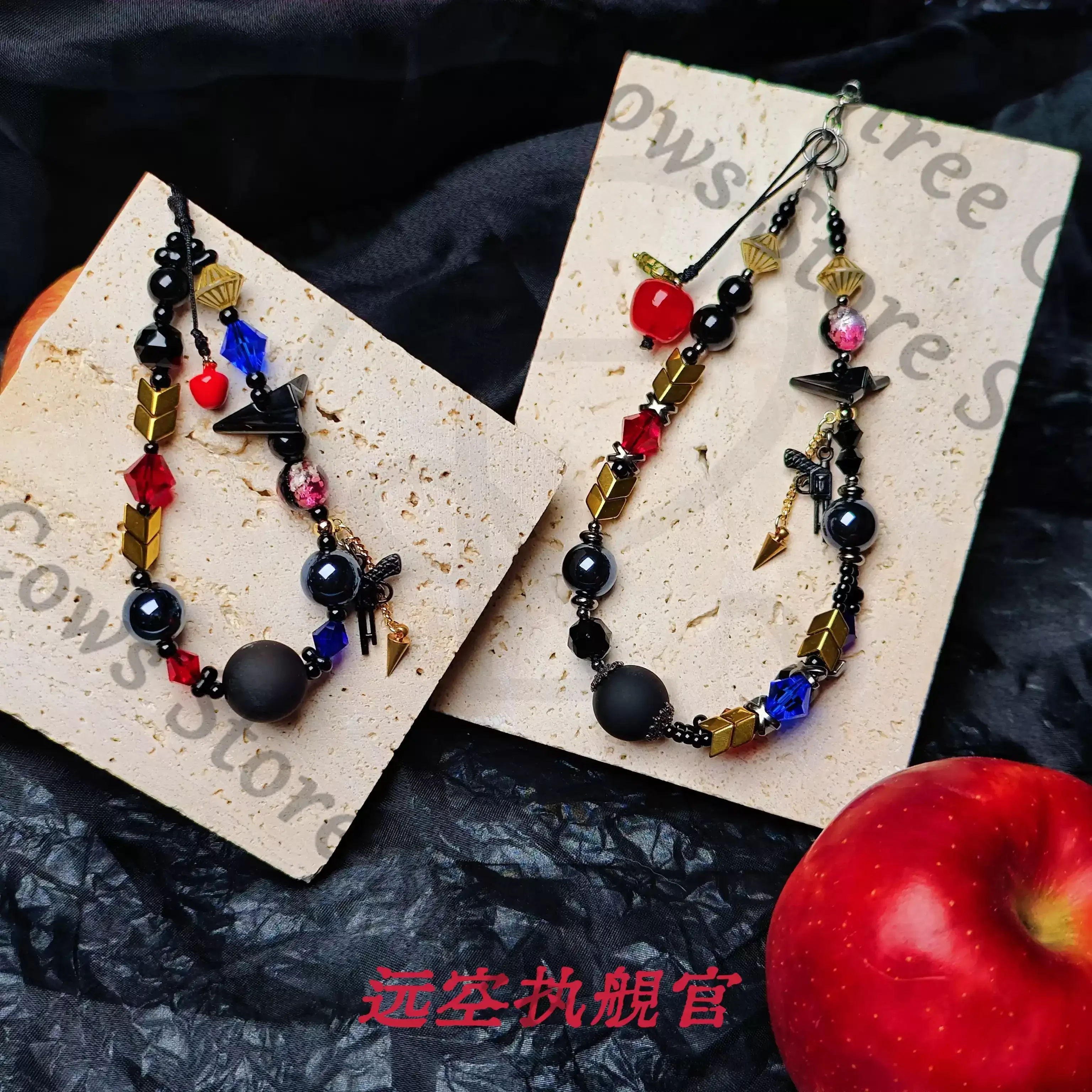 Original Anime Love and Deepspace Caleb Cosplay Cartoon Mobile Chain Ornament Phone Strap Accessory Mascot Halloween Fans Gift