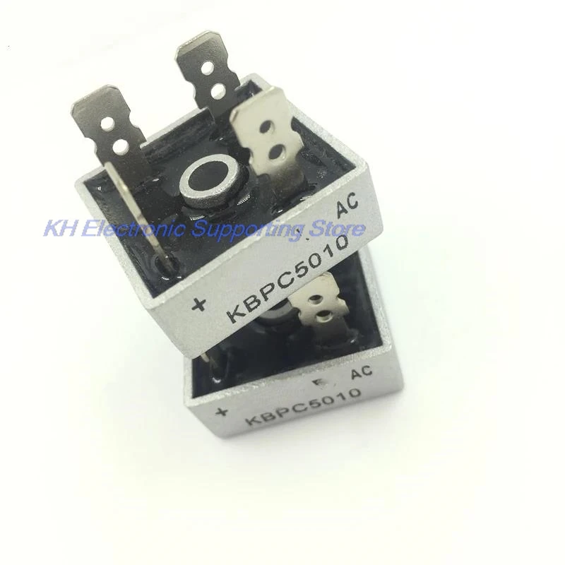 1PCS KBPC5010 Single-phase rectifier bridge  50A 1000V