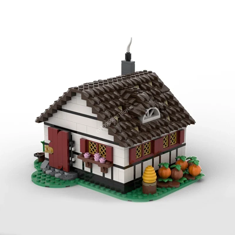 

861pcs Old Medieval Farmhouse Model Moc Modular Castle Building Bricks DIY Sets Assembly Blocks Boys Toys Christmas Gift