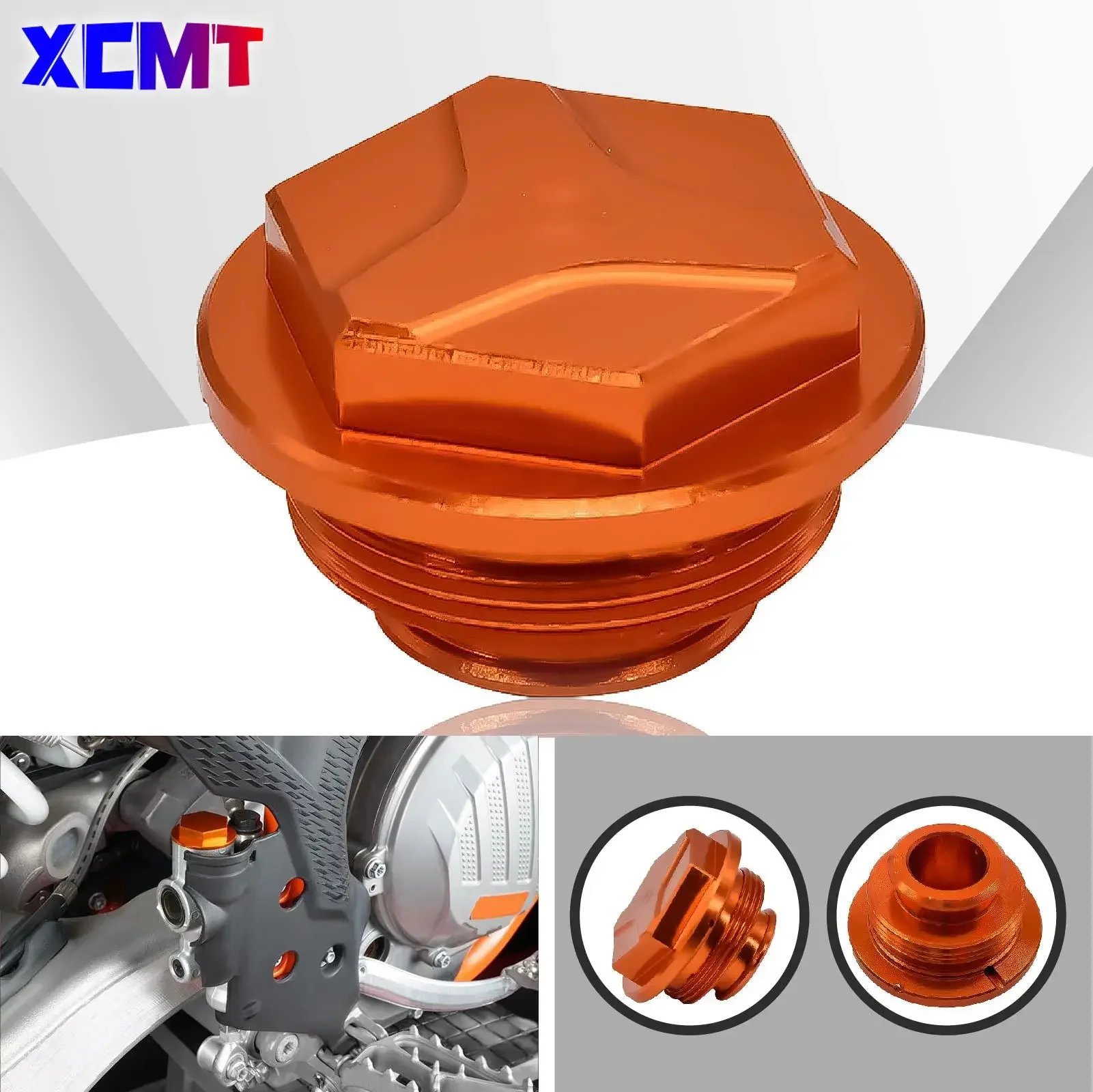 

Motorcycle CNC Rear Brake Reservoir Cap For KTM XCW XCF-W EXC EXC-F SX SXF XC XCF 6Days TPI 150 200 250 300 350 400 450 500 530