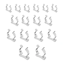 16PC Stainless Steel Mop Hook Clip Bolt Inserting Type Mop Holder Rack Brush Broom Hanger Holder Hook for Light Tube