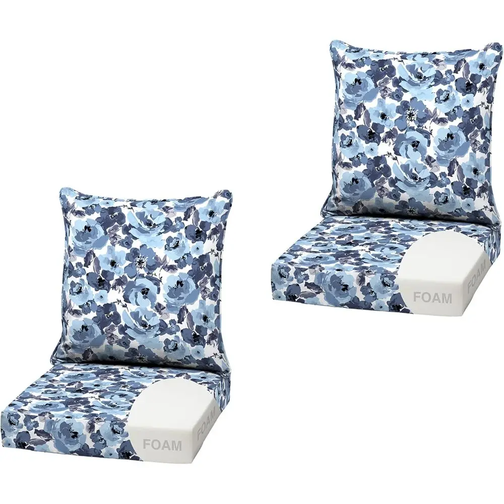 

Подушка для глубокого сиденья Arden Outdoor oam (2 шт.), 22x24, премиум-класса, высокой плотности, не тускнеет, всепогодная, для садовых стульев Soa Co