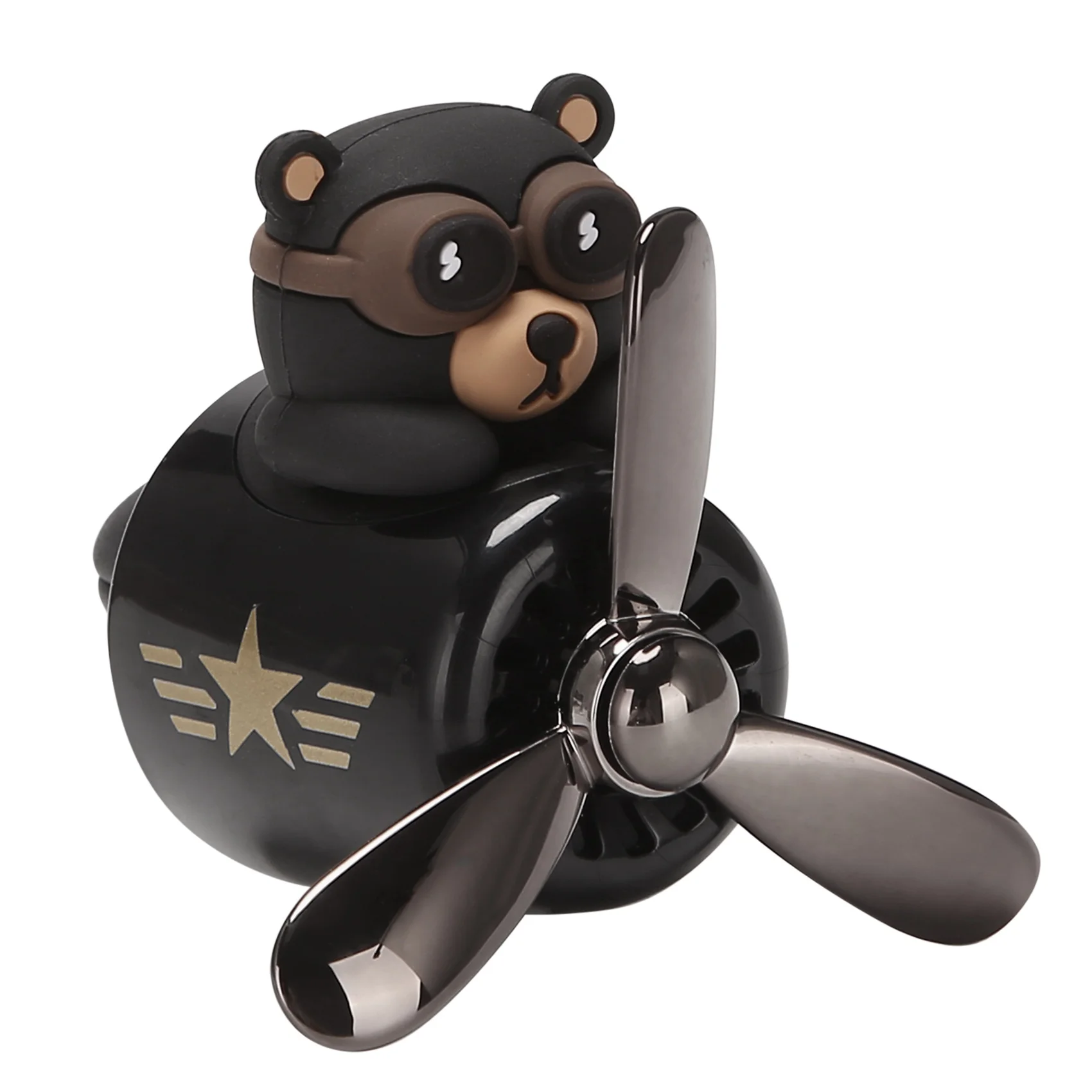 

Little Bear Pilot Car Air Freshener Perfume Automobile Interior Perfume Clip Fragrance Ornament Car Accessories