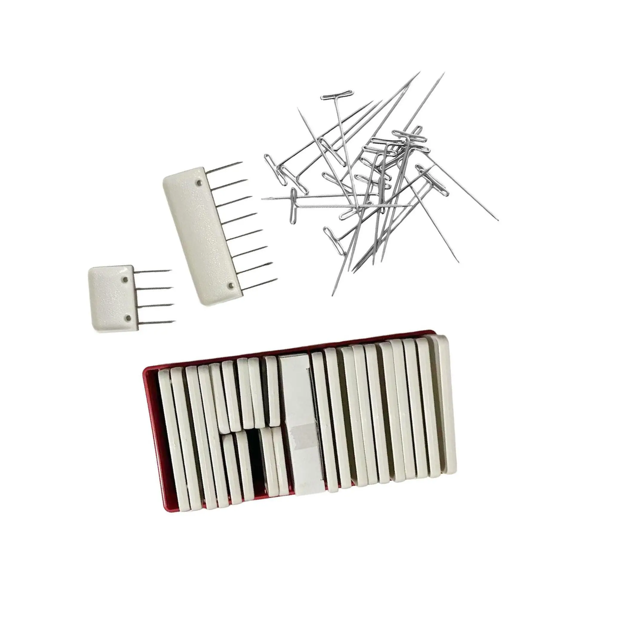 

Инструменты для макраме: гребни-фиксаторы, вязальные пины, моделировочные пины для пледов