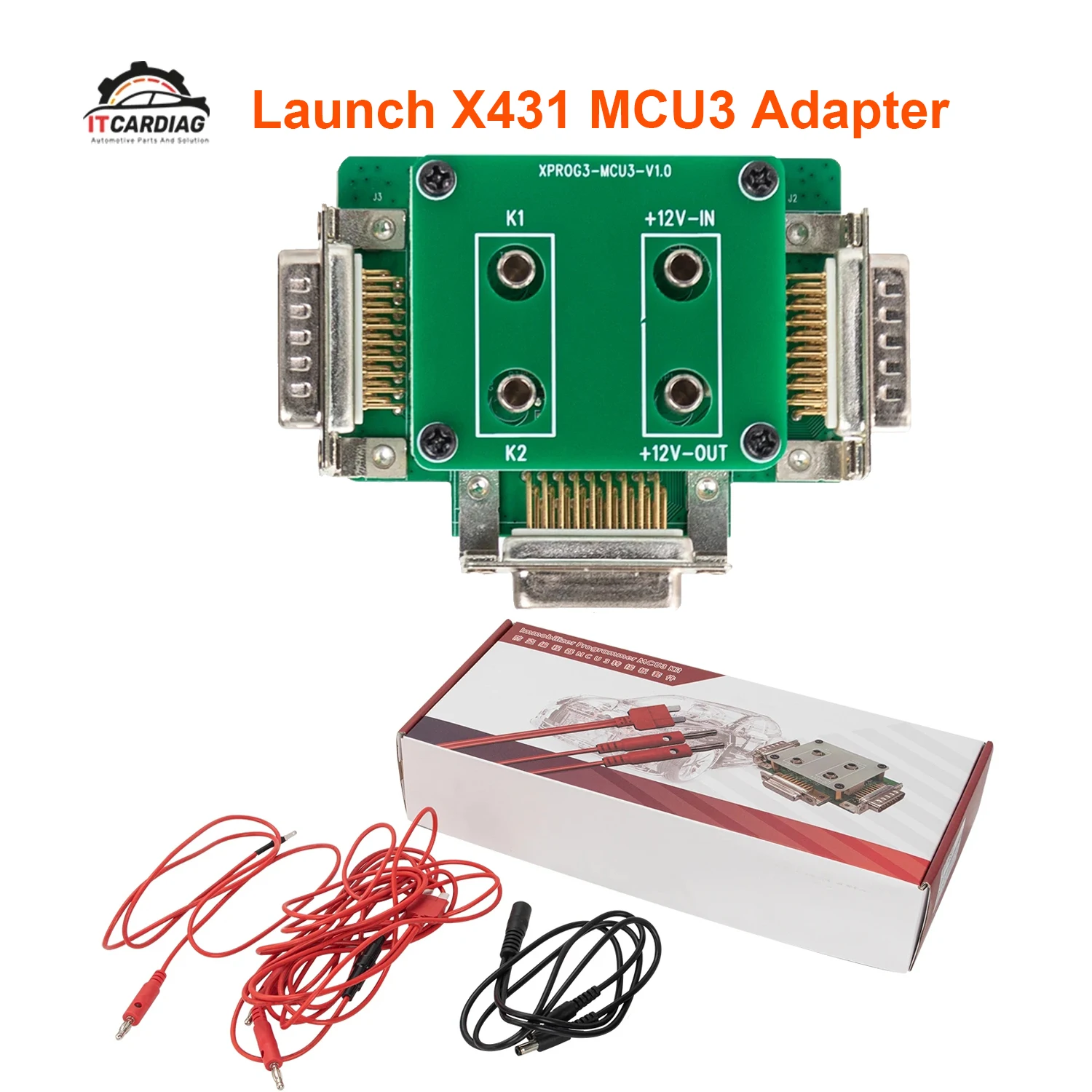 Launch X431 MCU3 Adapter for X431 IMMO Elite Pro X-PROG3 Work for Mercedes All Keys Lost and ECU TCU Reading Support X431 V