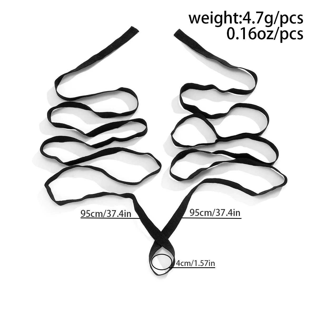 IngeSight.Z Goth Black Wrap Elastic Band Arm Chain With Fingers Sexy Cross Harness Harajuku Body Chain Cosplay Festival Jewelry - view 5