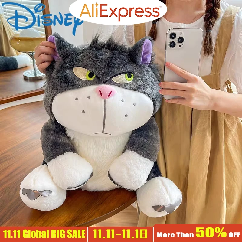 

30-60cm Hot Disney Lucifer Plush Toy Kawaii Stuffed Animal Plush Toys Japan Figaro Cinderella'S Cat Girl Kids Birthday Xmas Gift