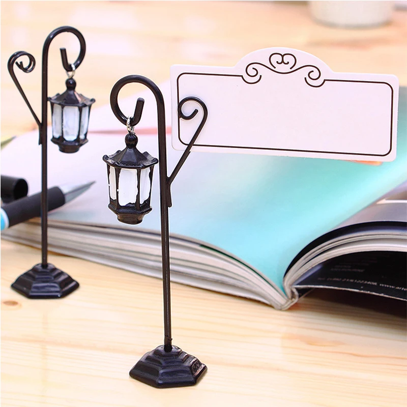 2pcs place card holder photo clips stand table number paper menu wedding party decer office romantic decoration message sign