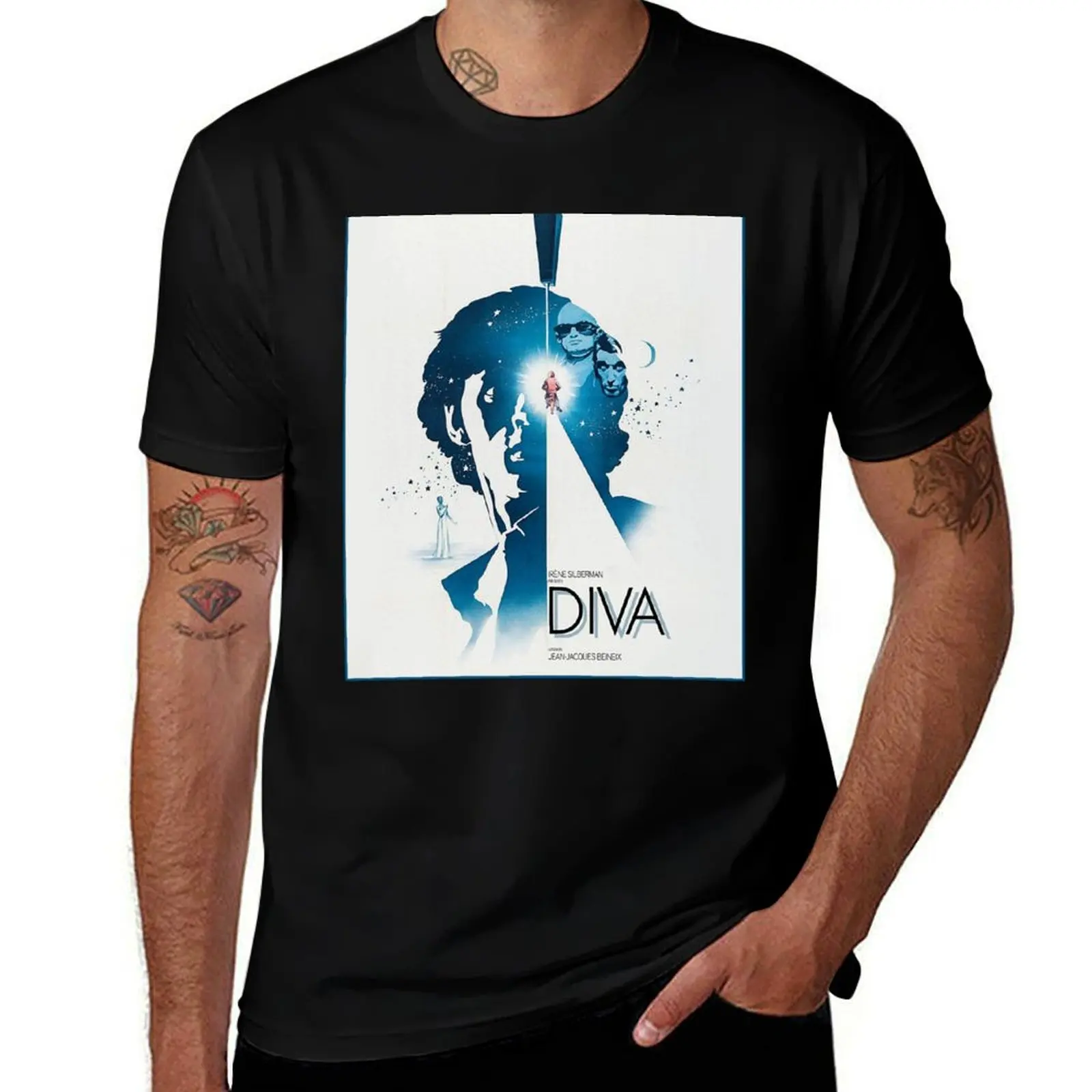 

DIVA Theatrical Poster T-Shirt anime t shirts oversize man t shirt heavy cotton anime t shirts for man T-Shirt