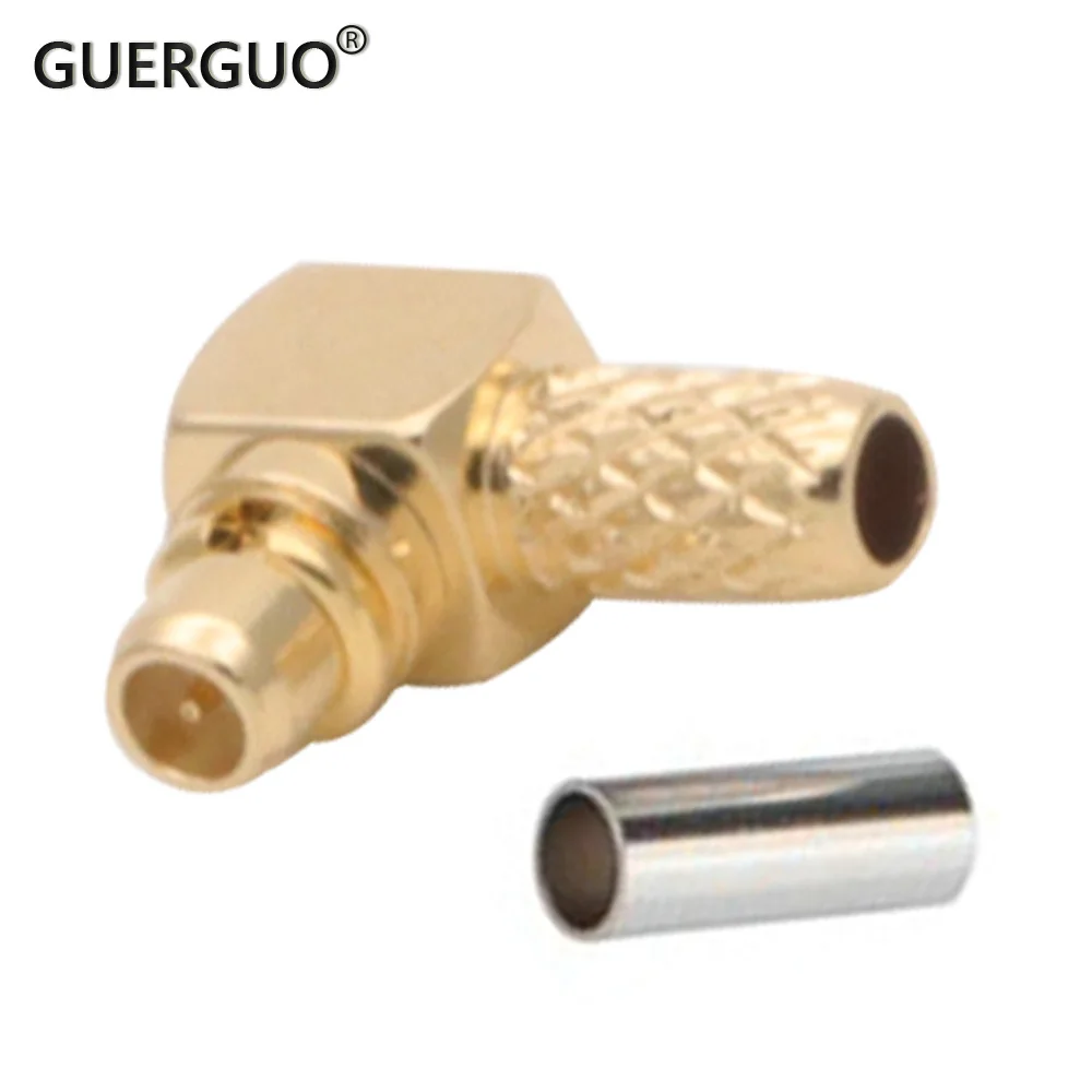 

1PC MMCX MCX Male Plug Straight Right Angle Connector Solcering Crimp Adapter RG316 RG174 SYV 50-1.5 RF Coaxial Connectors