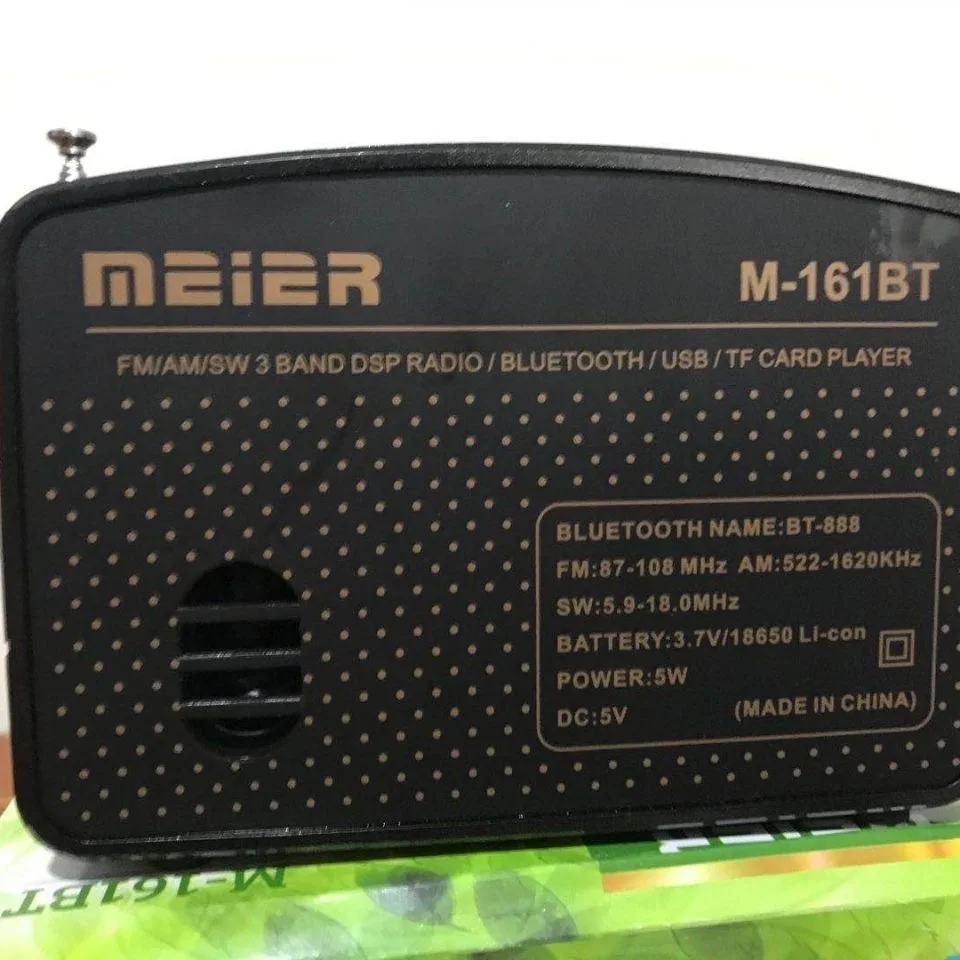 Винтажное профессиональное радио, многополосный портативный плеер, поддержка подключения Bluetooth, Аудио карты