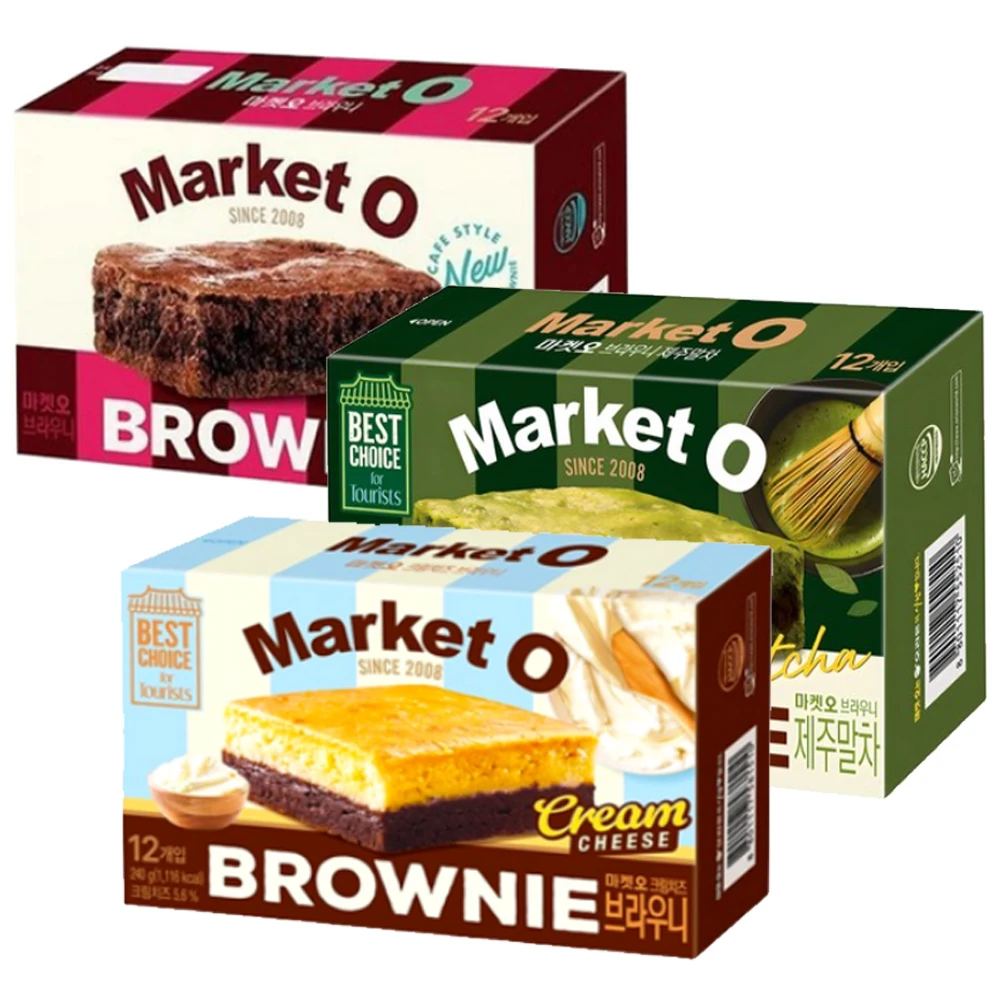 Marketo Brownie 240g Regular (1 Pieza) + Malcha (1 Pieza) + Crimjes (1 Pieza)