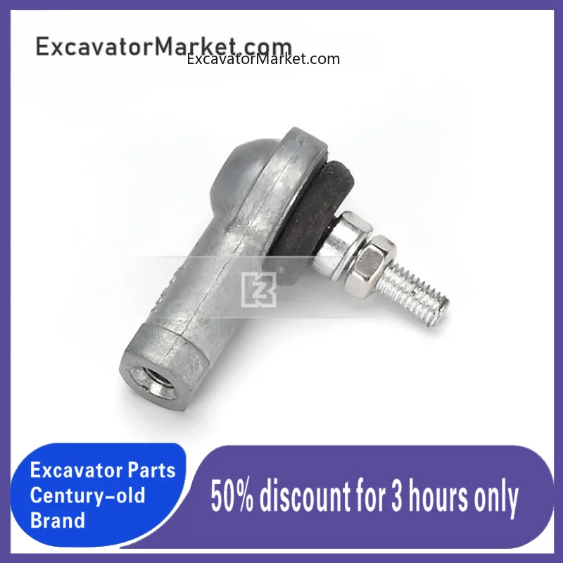 Excavator Accessories cable push rod ball joint front and back thread teeth Yangma Kubota Hyundai Daewoo flameout and head