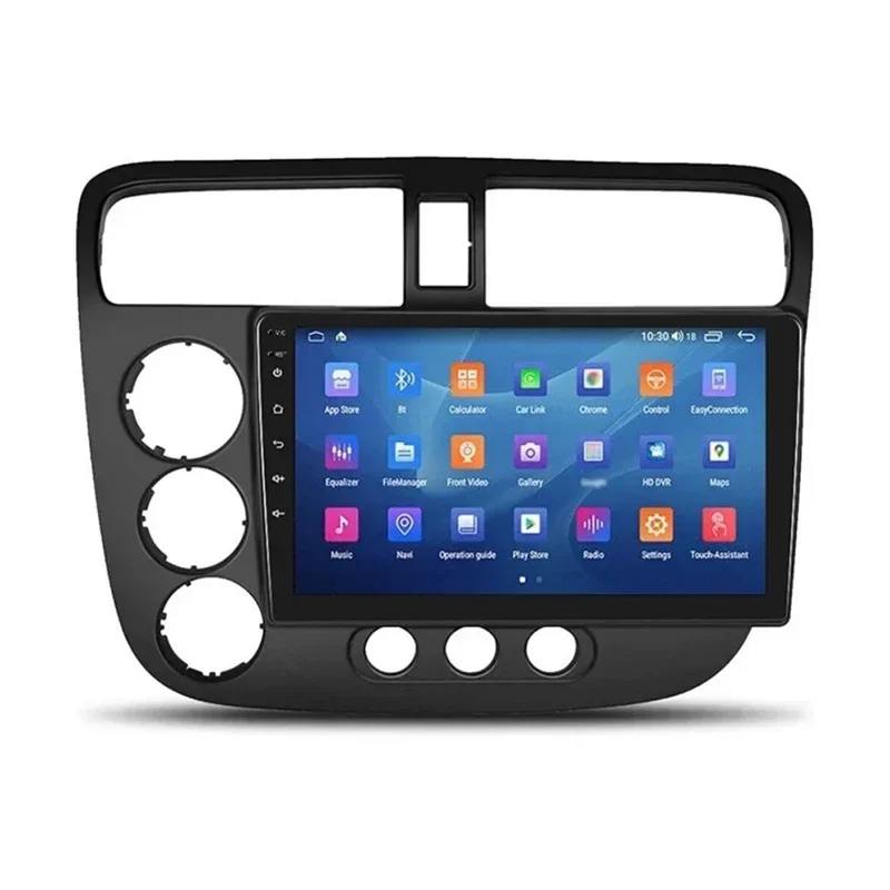 4-64GB For Honda Civic 2001-2005 Apple CarPlay Android 13 Auto Car Stereo Radio FM AM BT Head Unit