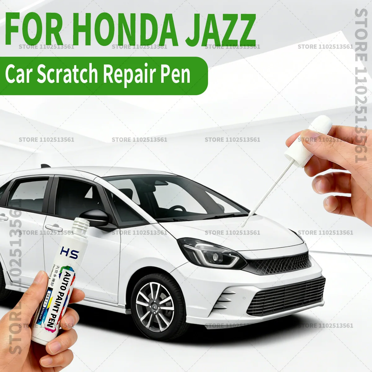 For 2001-2025 HONDA JAZZ Car Paint Repair Pen Paint Scratch Repair Accessories Silver Black Metallic Brown Green Gray Red Blue