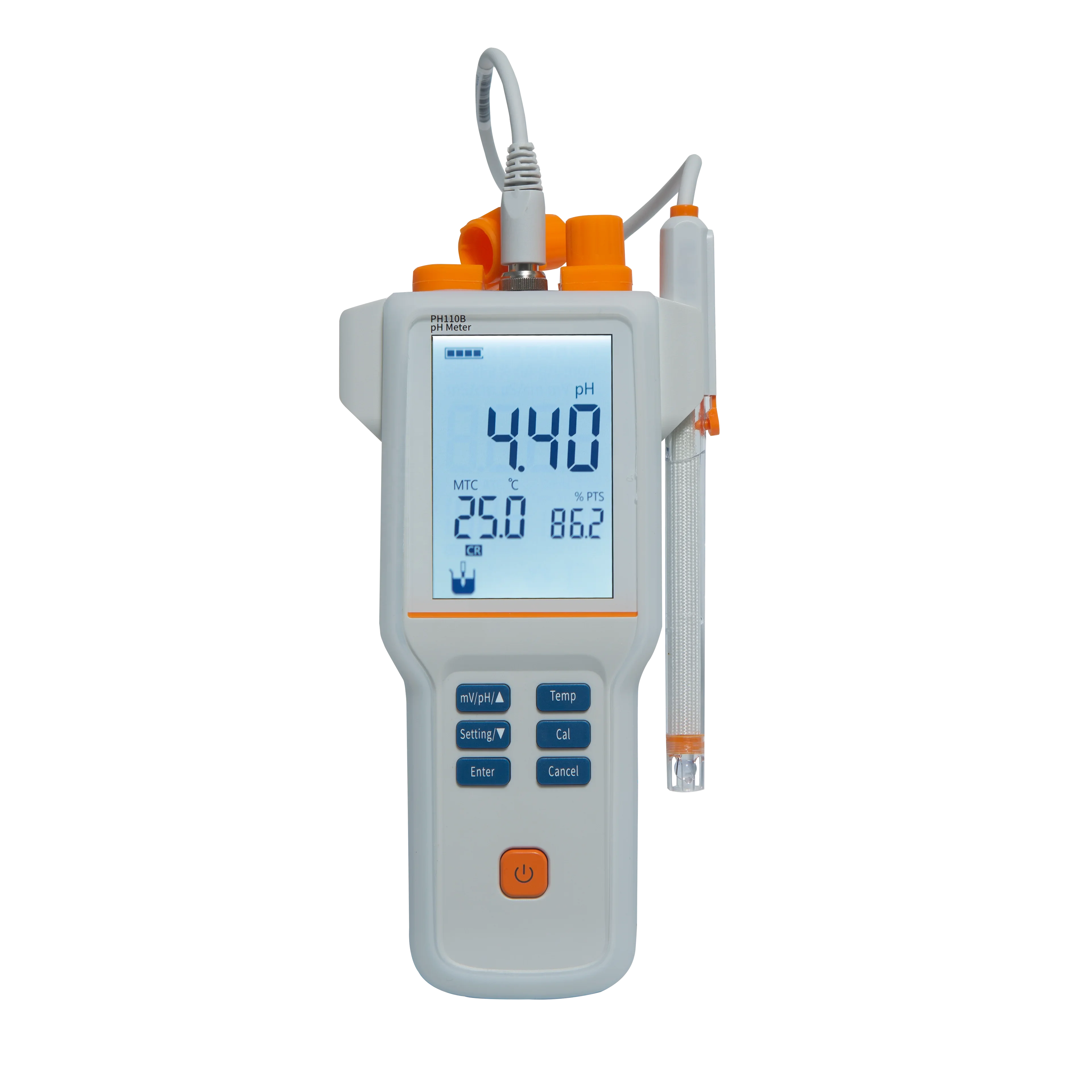 portable 0.01~14.00pH -1400~1400mV digital ph meter price