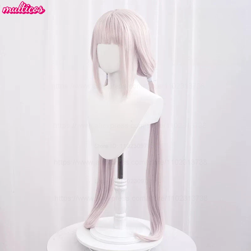 Anime NEKOPARA Cosplay 100cm Long Ponytails Brown Chocolate Chocola Cosplay Wig Vanilla Wig Light Pink Heat Resistant Hair Wigs