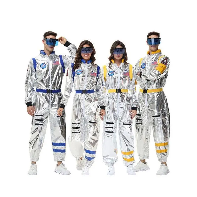 

Adult Halloween Astronaut Suit Men's Women's Earth Roaming Pilot Sailor Performance Costume Unbranded Stage Costume
