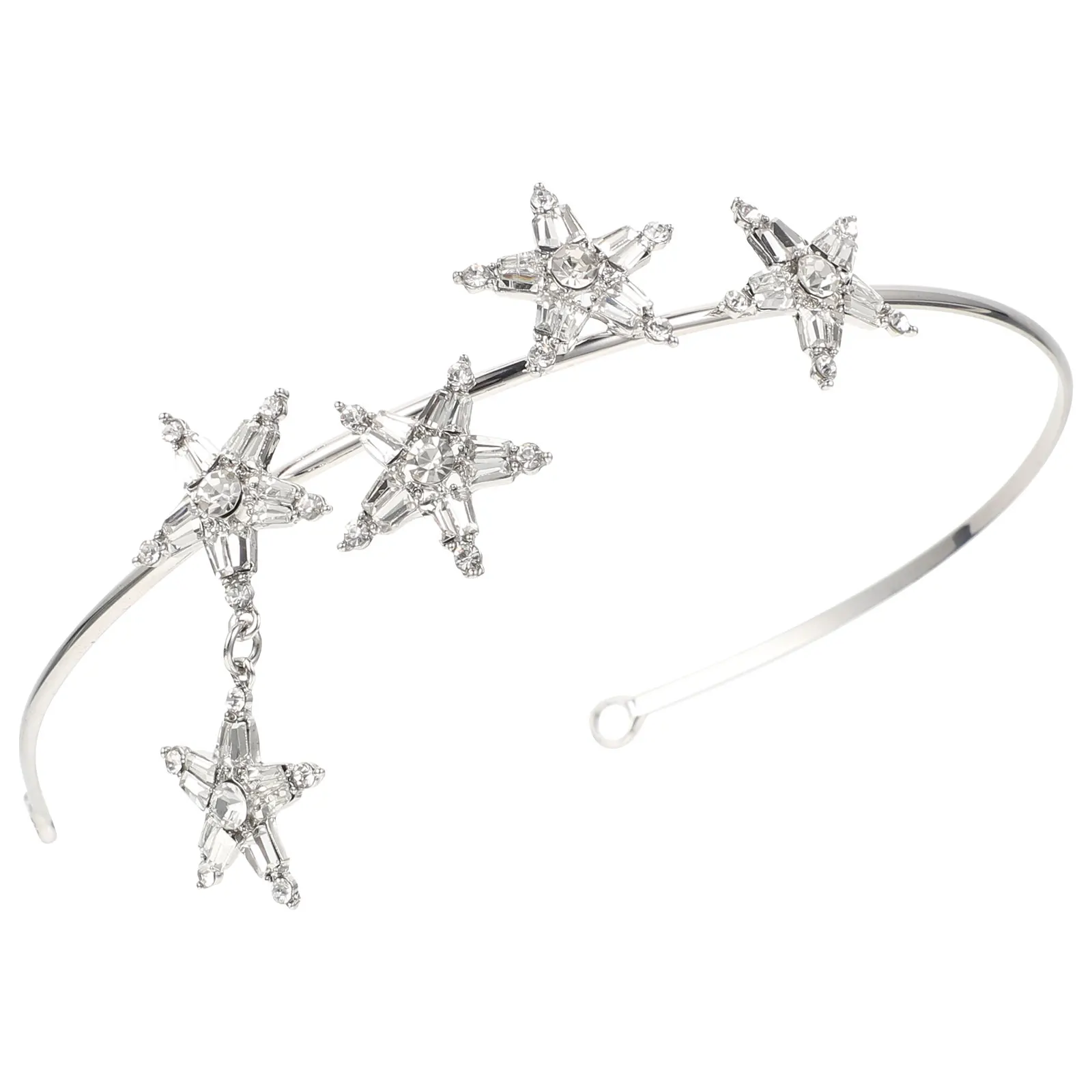 

Headband for Rhinestone Tiara Bride Headpiece Lattice Flower Hair Accessory Man