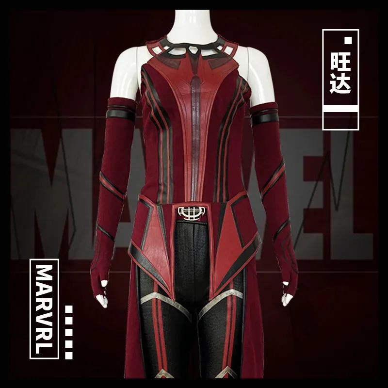 

Sky05 Wanda Vision Scarlet Witch Cos Костюм Wanda Scarlet Witch Косплей99JIu@