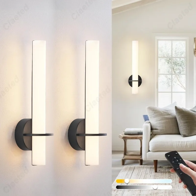 

Новый светодиодный настенный светильник без проводов, вращающийся настенный светильник для гостиной, коридора, коридора, спальни, прикроватное освещение