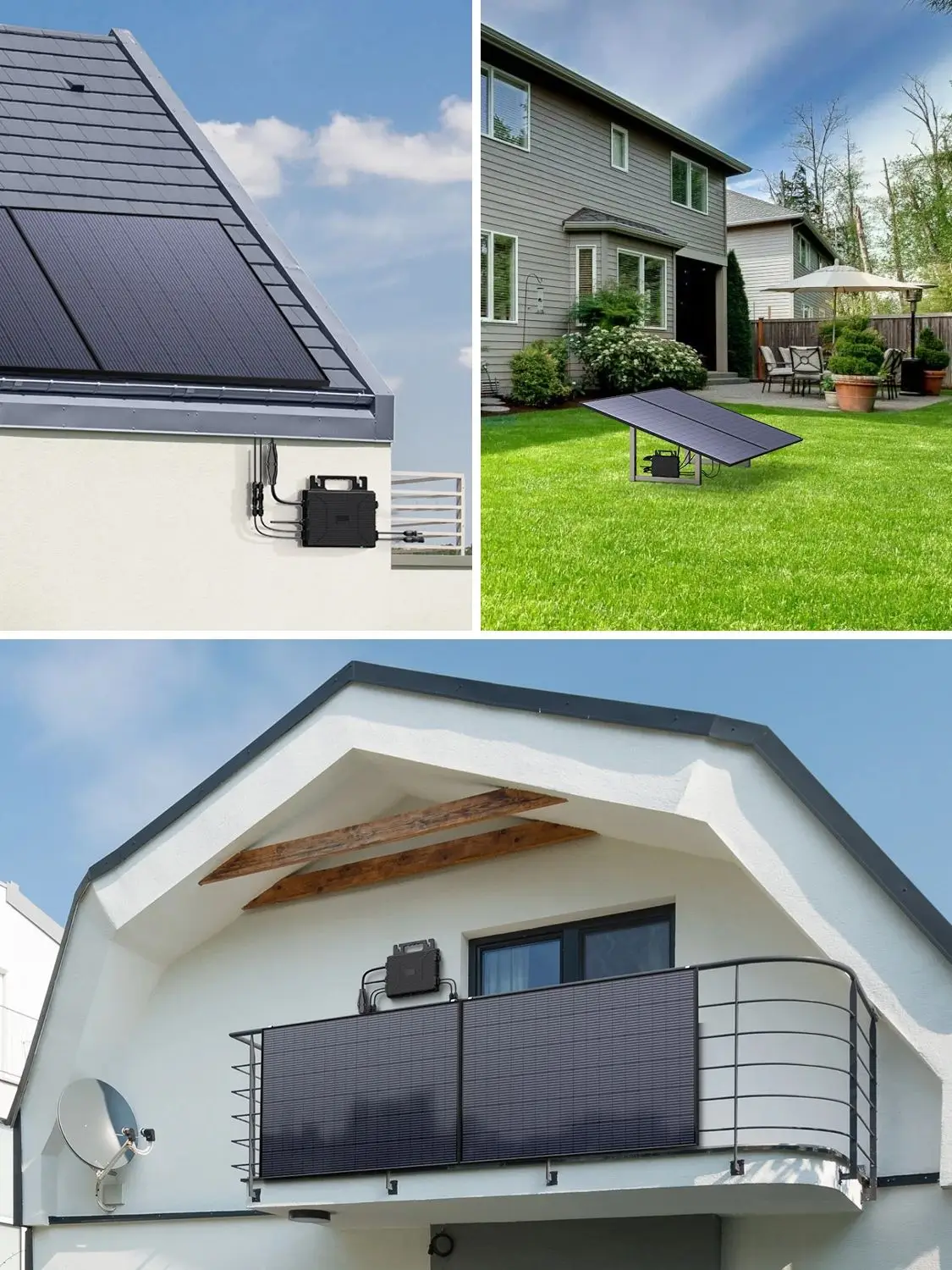 LIONSHEE Solar Micro-omvormer 800W/2000W Ingang MPPT Micro-energievoorziening Converter met WiFi-bewaking voor mobiele telefoons - afbeelding 2