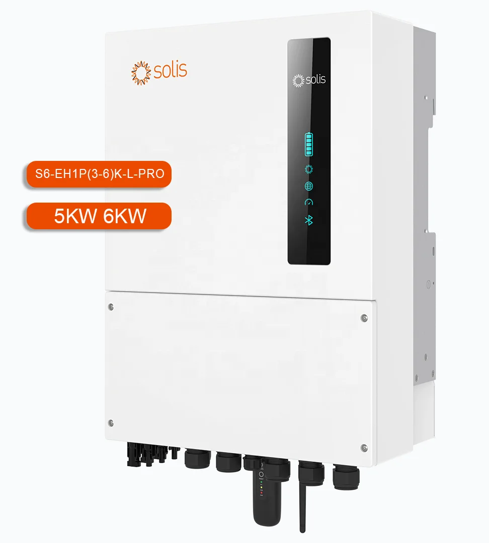 

Solis Inverter S6-EH1P(3-6)K-L-PRO 3KW 3.6KW 5KW 6KW Solis Commercial Industrial Solar PV Solutions Inverter