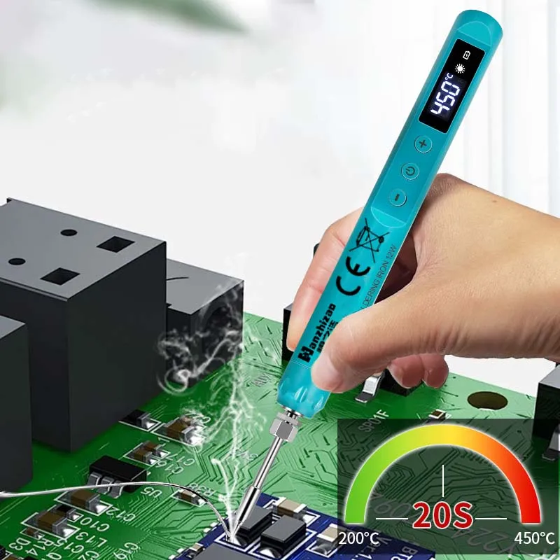 Portable USB Soldering Iron, Multi-functional USB Soldering Iron Case , Cordless Soldering Iron Kit