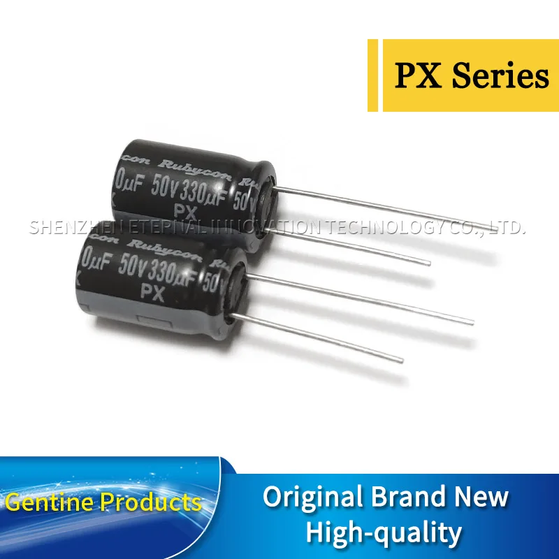 

200pcs 50V330UF PX 10X16 50PX330MEFC10X16 Original Brand New Rubycon Electrolytic Capacitors Low Impedance Long Life