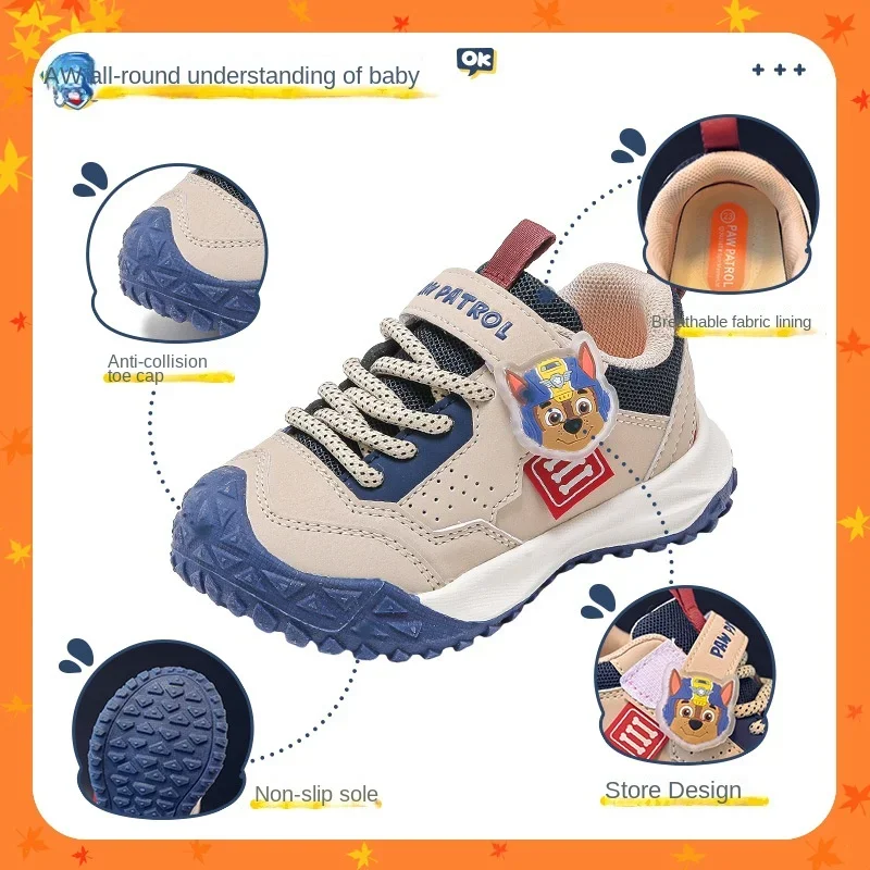 Paw Patrol Kids scarpe sportive bambini Infant scarpe da bambino con suola morbida Sneakers autunno ragazzi ragazze scarpe da corsa traspiranti