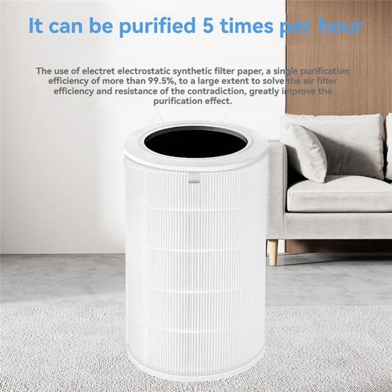 

RMWIN-For Xiaomi Mijia Air Purifier 5 Air Purifier Accessories Replacement Filter Antibacterial Andformaldehyde Removal