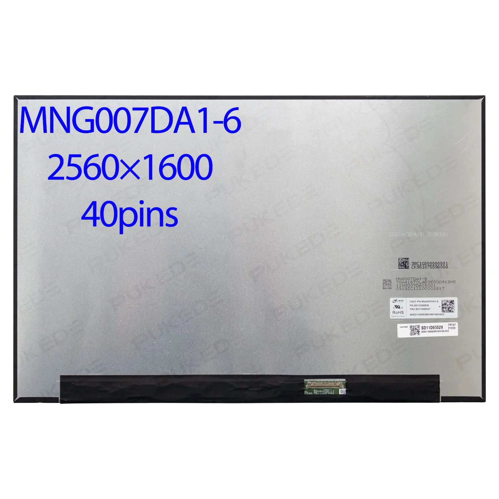 

15.6"144Hz Laptop LCD Screen MNF601BA1-4 NE156FHM-NX9 B156HAN15.K M156NWF9 R4 For Lenovo Legion 5 15APH9 5 Display Matrix Panel