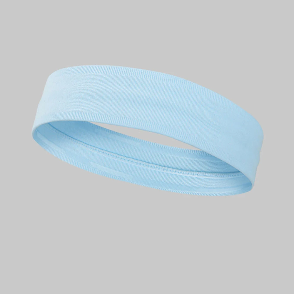 Men Sport Elastic Headbands Thick Non-Slip Sweatband Sports Gym Headband Women Men Breathable Basketball Fitness Yoga Hair Band