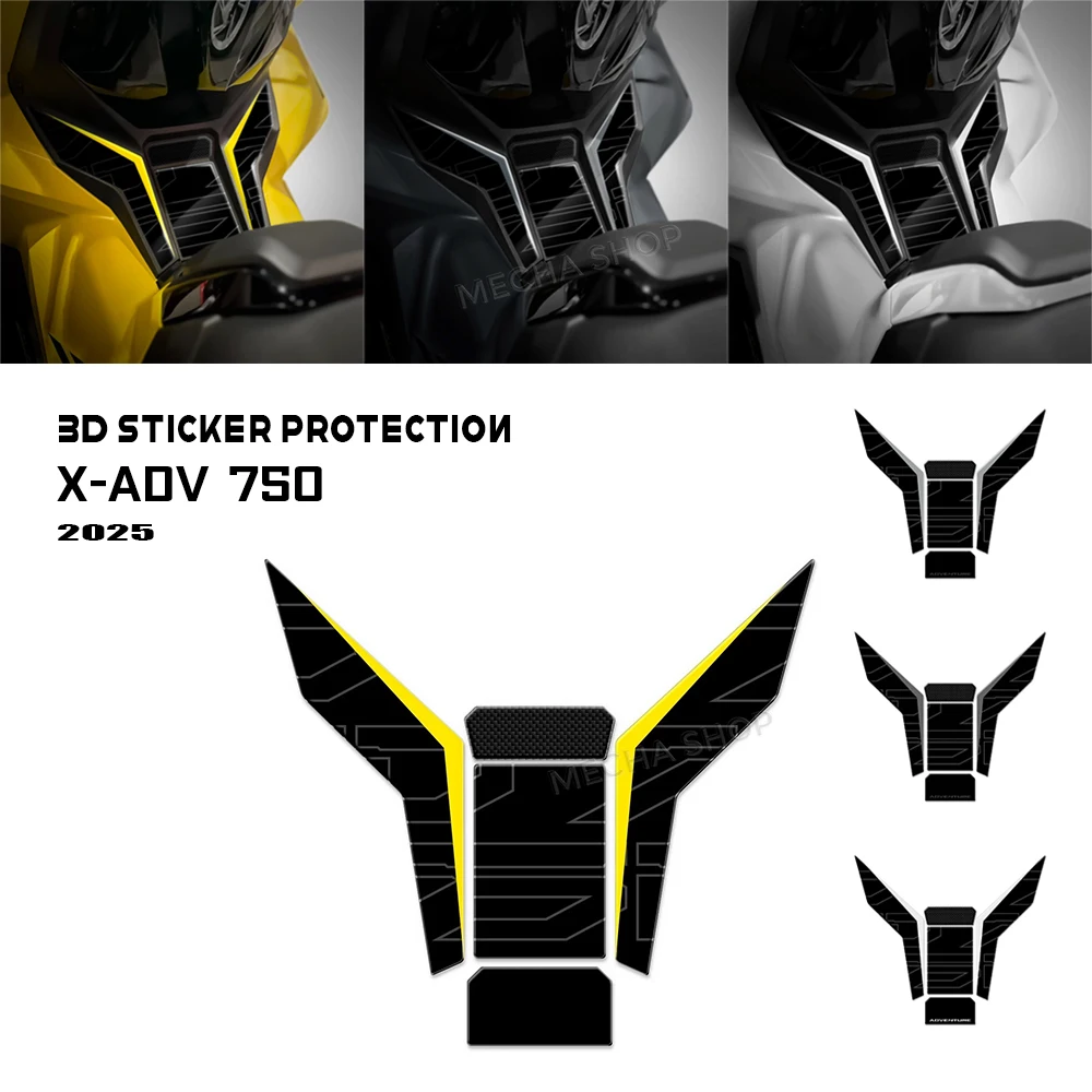 For X-ADV 750 2025 XADV 750 XADV750 2021-2024 Floor Sticker 3D Epoxy Decal Protection Kit Door Panel Protection