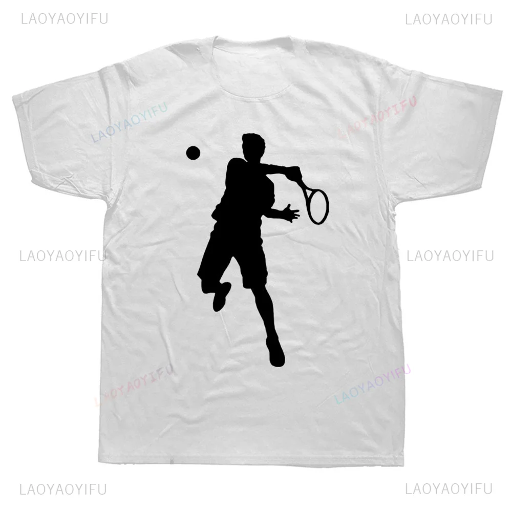 Hot Sale Cool Tennis Player Funny Graphic Tshirt Fashion Casual Loose Short Sleeve T Shirts Summer Style Harajuku Man T-shirt