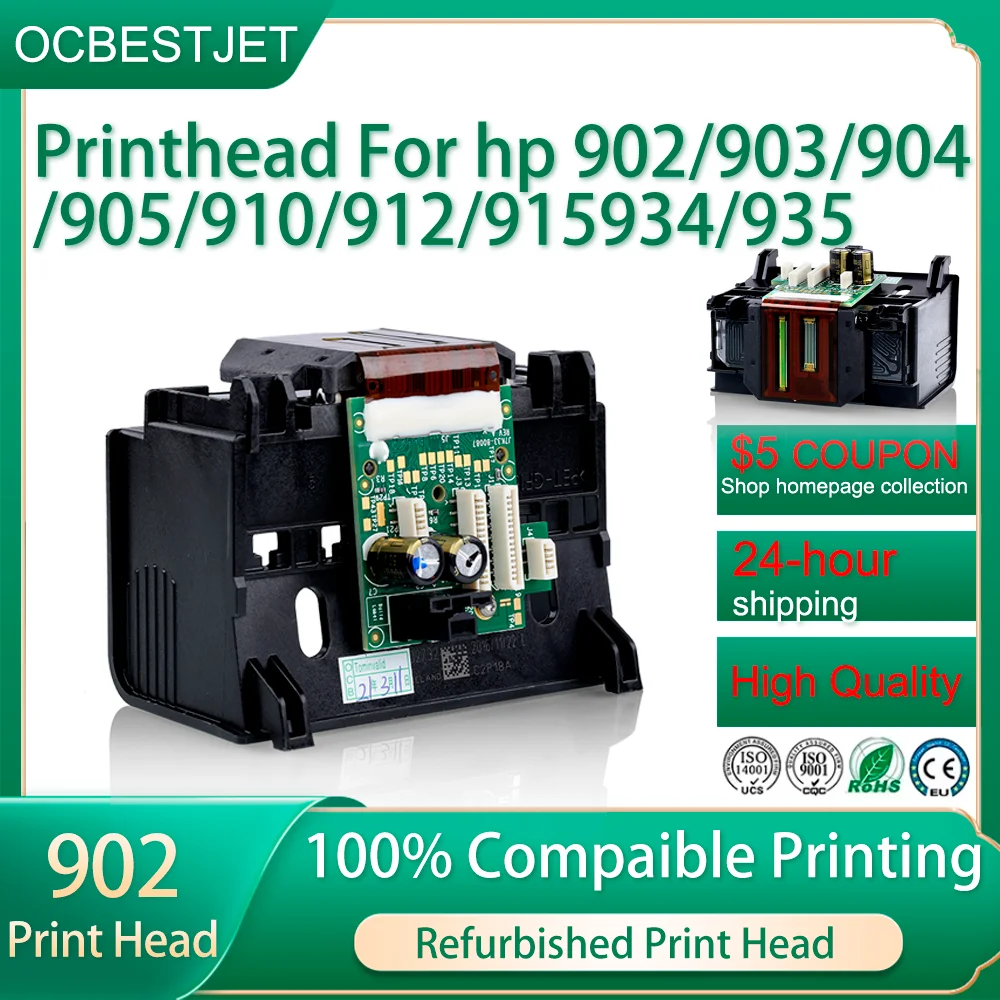 

For Hp 912 910 915 902 905 934 935 Printhead Print Head For OfficeJet Pro 8012 8013 6950 6960 6962 6963 6965 8023 8024 8025 8035
