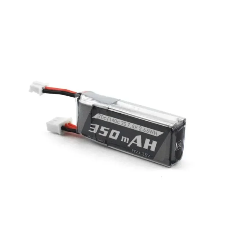 Emax 350mAh 2S 7.6V HV Lipo Battery, Quick Charge High Discharge for FPV Racing Drone Quadcopter, Lightweight Power Pack