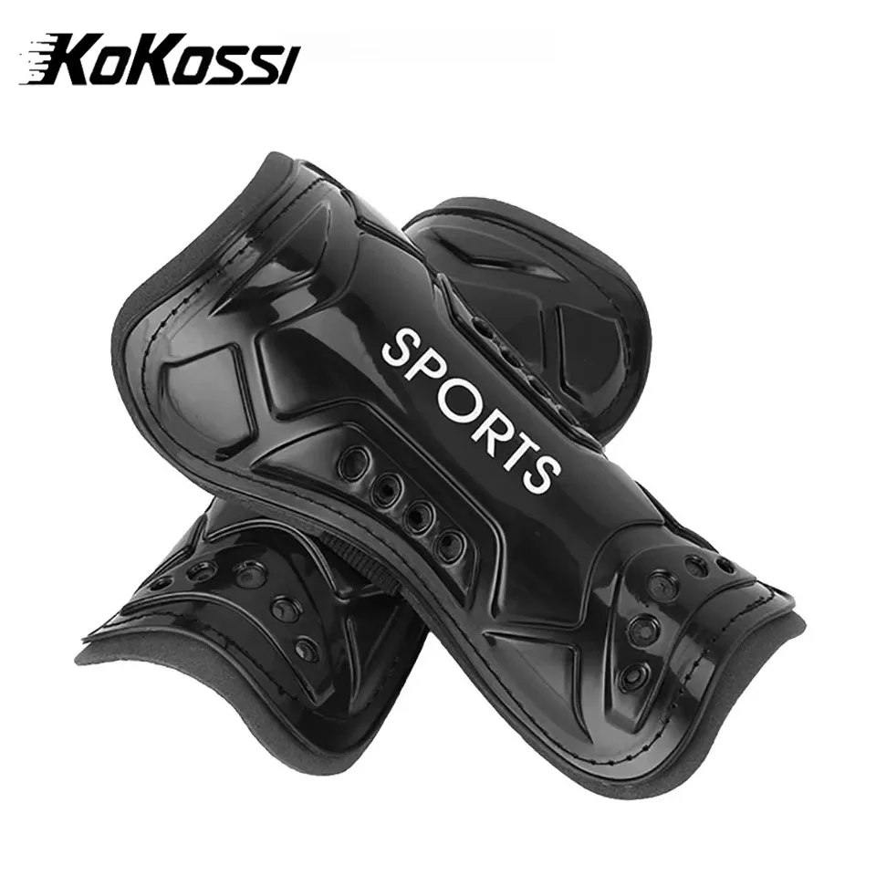 KoKossi 1Pair Soccer Shin Guards Football Calf Protection Board Children Shin Guards Shin Support Straps Youth Adults Leg Pads