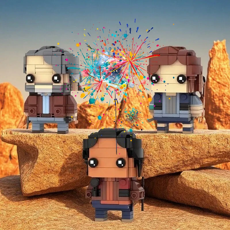Bloques de Construcción de la Serie de Películas, Juguete de Ensamblaje para Niños, Personajes del Juego The Last of Us 2, Joel, Ellie, Dina, Modelo, Regalo de Cumpleaños para Niños