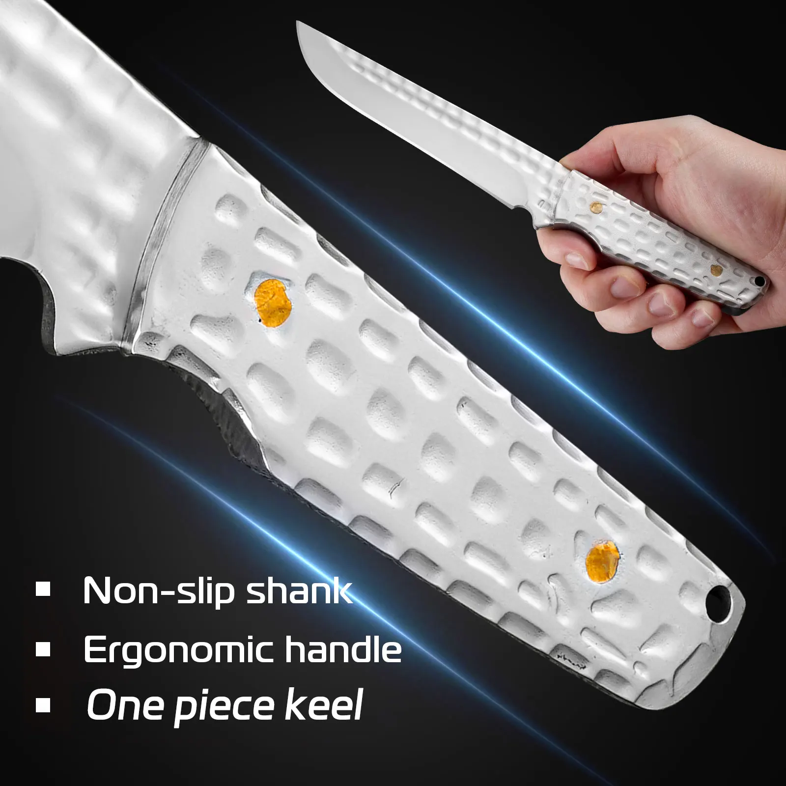 1pc Outdoor High Hardness Cutting Knife, Military Tactical Knife, Self-Defense, Suitable for Survival Knives, Machetes