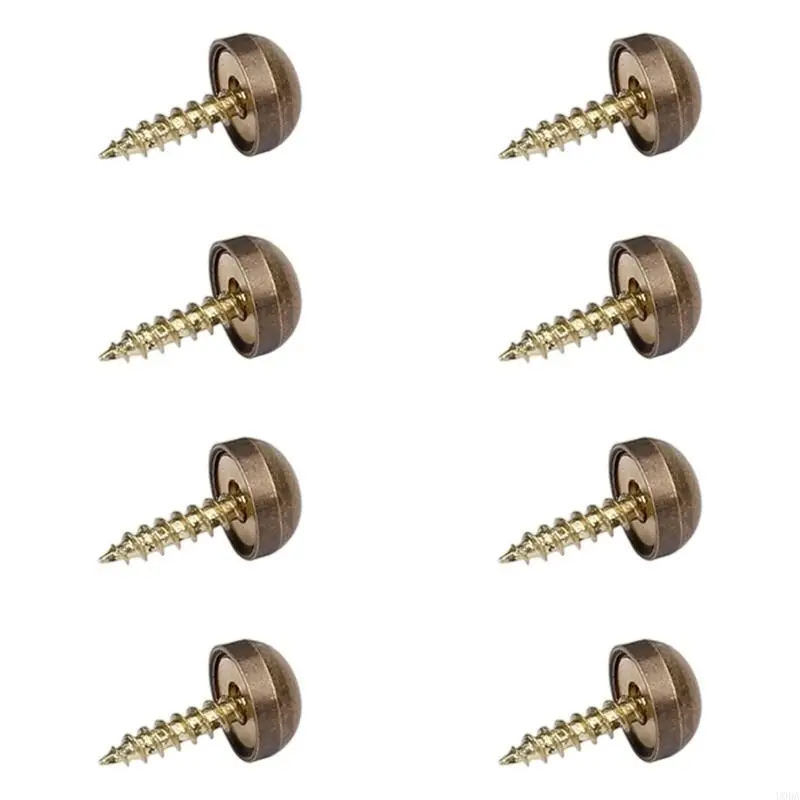  Multipurpose Tapping Brass Screws With Caps Rustproof Construction Convenient for Interior Designs Applications