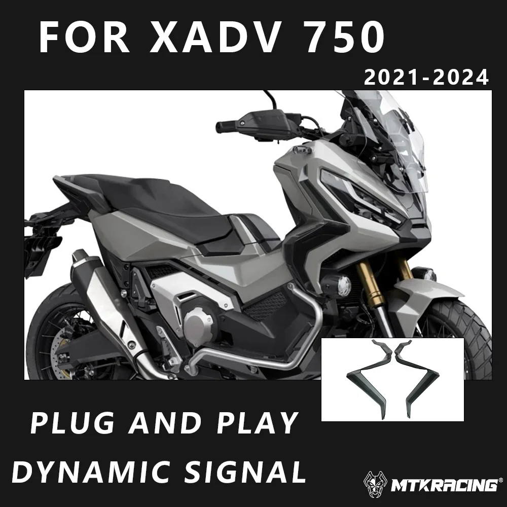

Motorcycle Accessories For XADV 750 2021-2024 2025 Motorcycle Side Wind Deflector Air Deflectors Side Windshield Leg Fairing