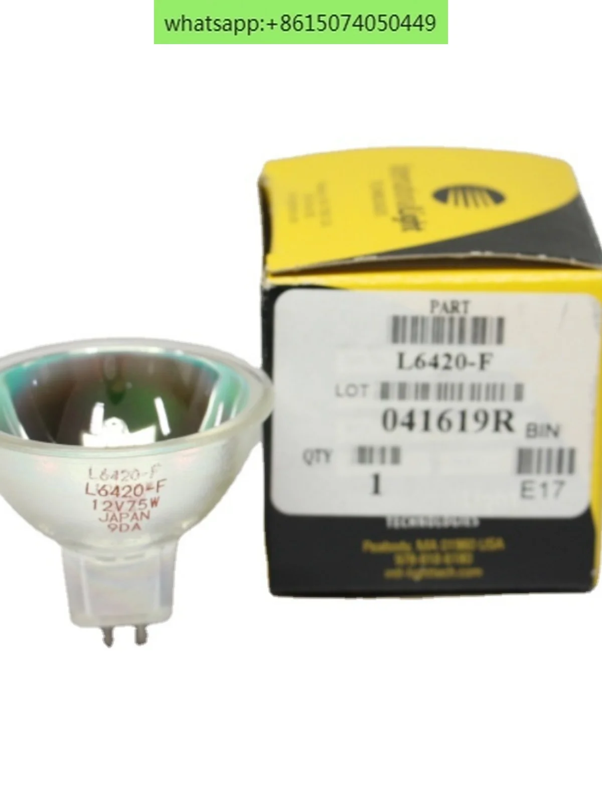 ITL bulb L6420-F 12V 75W PCR detection ABI 7500/7300 fluorescence quantifier cup bubble