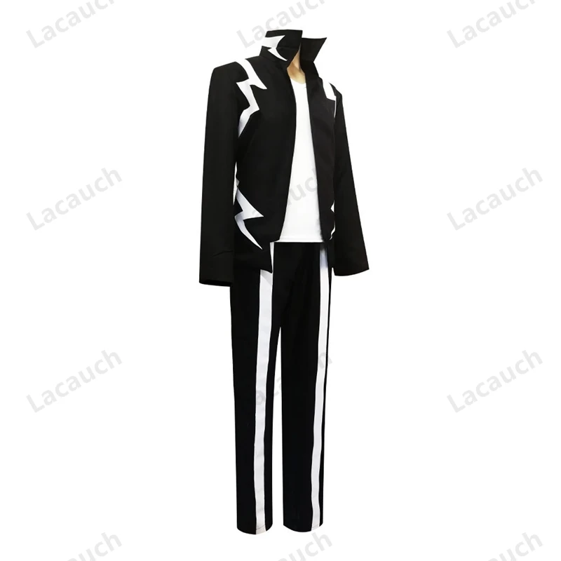 CosplayAnime mon héros académique Kaminari Denki Cosplay Costume perruque courte épingle à cheveux noir uniforme Costume Halloween fête Costume tenue