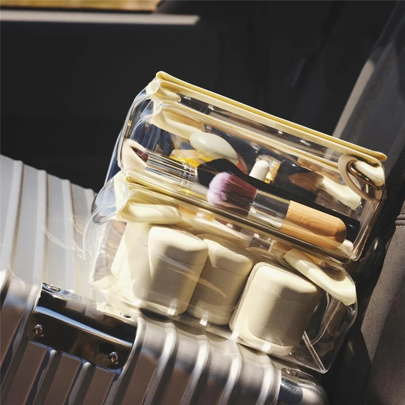 مجموعة كبسولات العناية بالجسم 3 قطع 1.32 أونصة للسفر، حاوية مغناطيسية مع أغطية