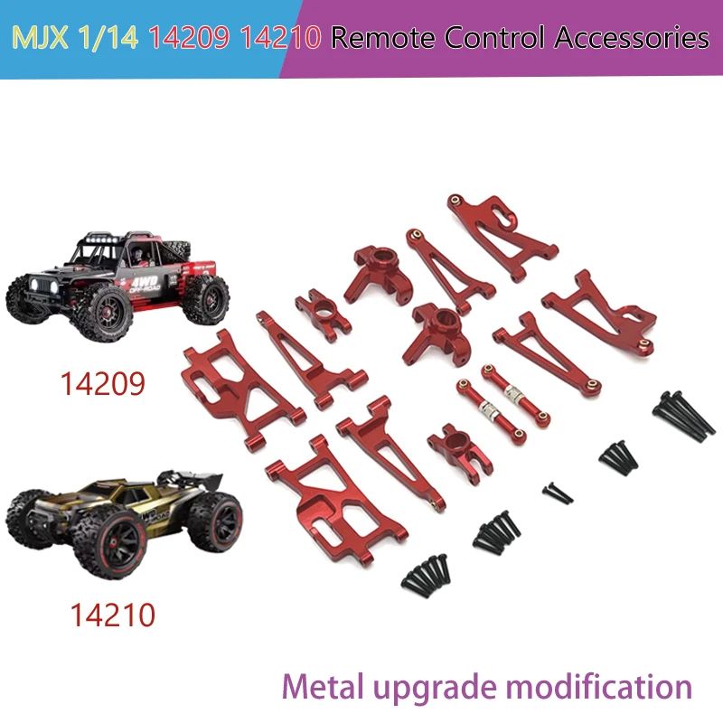 MJX 1/14 RC Car Spare Parts 14209 14210  Accessories Differential Shock Absorber Tire RC Car Steering Cup Swing Arm Drive Shaft